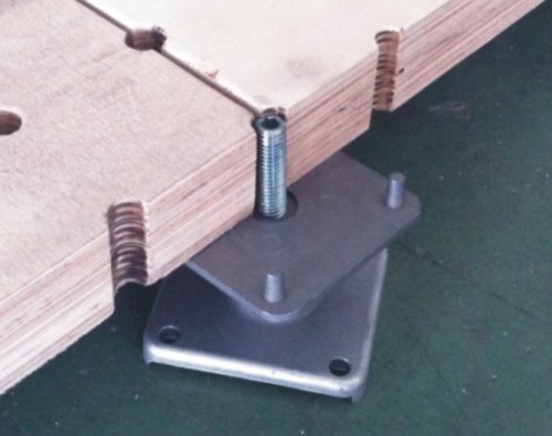 PIEDINO REGOLABILE D.50 MM. CON PERNO M10X40 B0410 - PIEDI E GAMBE PER - Foto 5